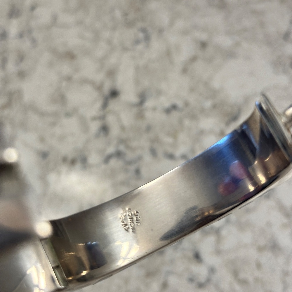 Multicolor Inlay Silver Band - Picture 12 of 12